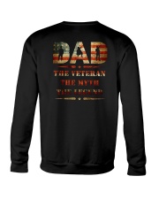 Best selling Dad the Veteran the Myth the Legend T Crewneck Sweatshirt thumbnail