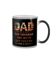Best selling Dad the Veteran the Myth the Legend T Color Changing Mug thumbnail