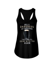 Hello darkness my old friend i've come to drink ts Ladies Flowy Tank thumbnail