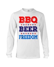 BBQ Beer Freedom T Shirts Long Sleeve Tee thumbnail