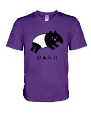 Melodicreverie Baku Malayan Tapir Shirt V-Neck T-Shirt tile