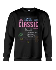 brian david gilbert I love eating classic games Crewneck Sweatshirt thumbnail