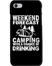 Weekend Forecast Camping With A Chance Of Drinking Phone Case thumbnail