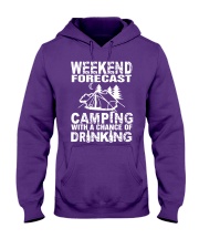 Weekend Forecast Camping With A Chance Of Drinking Hooded Sweatshirt thumbnail