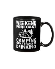 Weekend Forecast Camping With A Chance Of Drinking Mug thumbnail