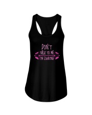 Dont Talk To Me Ladies Flowy Tank thumbnail