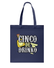 Funny Cinco de Mayo Drinko Celebration Tote Bag thumbnail
