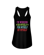 Working On Myself Ladies Flowy Tank thumbnail