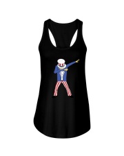 dabbing uncle sam Ladies Flowy Tank thumbnail