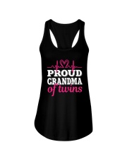Proud Grandma of twins Ladies Flowy Tank thumbnail
