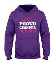 Proud Grandma of twins Hooded Sweatshirt thumbnail