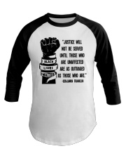Justice Will Not Baseball Tee thumbnail