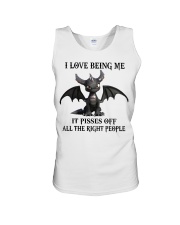 I LOVE BEING ME Unisex Tank tile