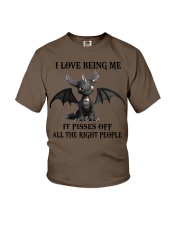 I LOVE BEING ME Youth T-Shirt tile