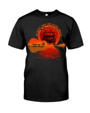 ALWAYS TAKE THE SCENIC ROUTE Premium Fit Mens Tee tile