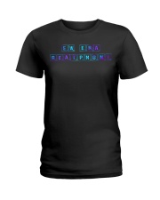 PREGNANCY ANNOUNCEMENT Ladies T-Shirt tile