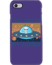 STAY OUT OF MY BUBBLE Phone Case tile