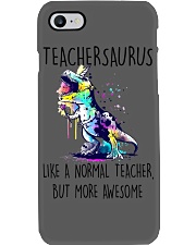Teachersaurus Phone Case tile