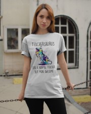 Teachersaurus Classic T-Shirt apparel-classic-tshirt-lifestyle-19