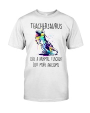 Teachersaurus Classic T-Shirt front
