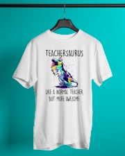 Teachersaurus Classic T-Shirt lifestyle-mens-crewneck-front-3