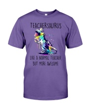 Teachersaurus Premium Fit Mens Tee tile
