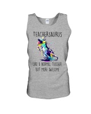 Teachersaurus Unisex Tank tile