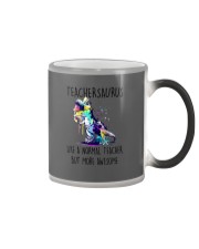 Teachersaurus Color Changing Mug tile