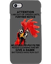 ATTENTION CHICKEN Phone Case tile