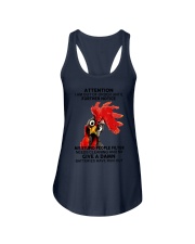 ATTENTION CHICKEN Ladies Flowy Tank tile