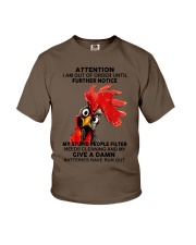 ATTENTION CHICKEN Youth T-Shirt tile