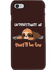 UNDERESTIMATE ME Phone Case tile