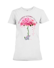 MY GREATEST BLESSINGS CALL ME GRANDMA Premium Fit Ladies Tee tile