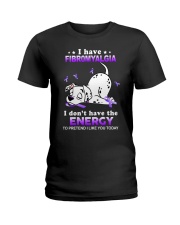 I HAVE FIBRO Ladies T-Shirt tile