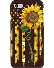 SUNFLOWER GIRL PC Phone Case tile