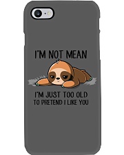 I AM NOT MEAN Phone Case tile