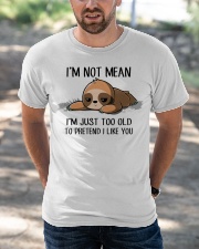 I AM NOT MEAN Classic T-Shirt apparel-classic-tshirt-lifestyle-front-50