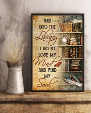 INTO THE LIBRARY I GO - POSTER 11x17 Poster lifestyle-poster-3