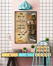 INTO THE LIBRARY I GO - POSTER 11x17 Poster lifestyle-poster-6