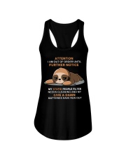 ATTENTION SLOTH Ladies Flowy Tank tile