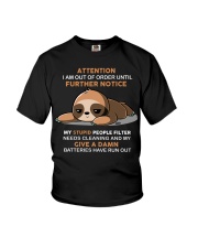 ATTENTION SLOTH Youth T-Shirt tile