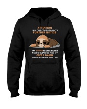ATTENTION SLOTH Hooded Sweatshirt tile