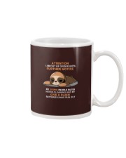 ATTENTION SLOTH Mug tile