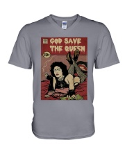 God save the Queen V-Neck T-Shirt tile