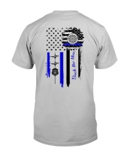 BACK THE BLUE Classic T-Shirt back