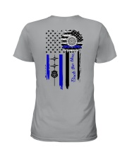 BACK THE BLUE Ladies T-Shirt tile