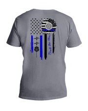 BACK THE BLUE V-Neck T-Shirt tile
