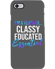 I'm a teacher classy educated essential Phone Case tile