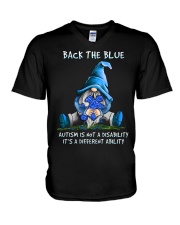 BACK THE BLUE V-Neck T-Shirt tile