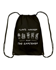 PLANTS MANAGER AKA THE GARDENER Drawstring Bag tile
